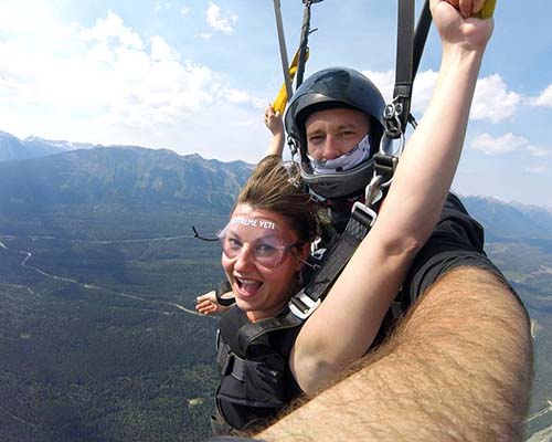 skydive Canadian Rocky Mountains